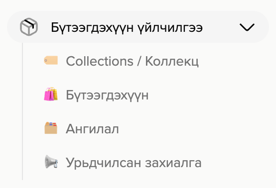 Онлайн дэлгүүр — Өнөөдрийн борлуулалт